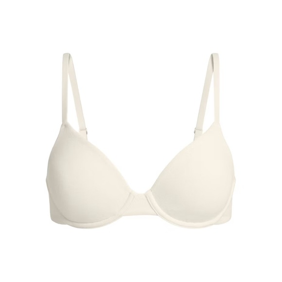SKIMS Cotton Jersey T-shirt Bra BONE - Picture 2 of 7
